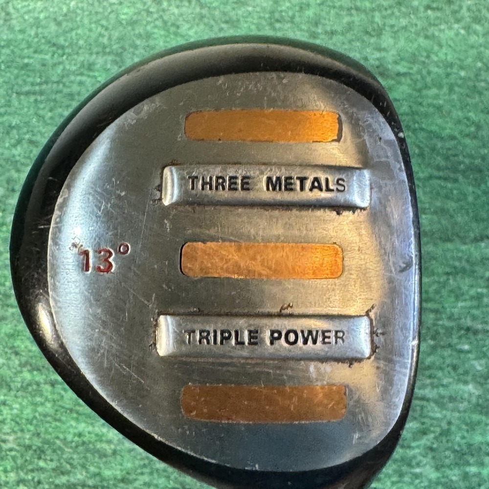 Three Metals Triple Power 13° Fairway Wood Maraging S Flex Right Hand